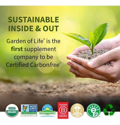 Suplemento Garden Of Life B12 Vitamin Code Raw 30 Cápsulas