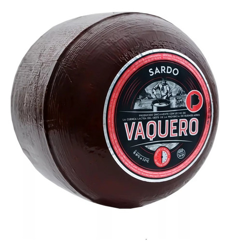 Queso Sardo Vaquero Sin Tacc. 1/2 Horma ( Estac. 4 Meses )