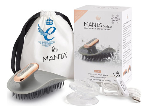 ~? Manta Pulse Electric Scalp Massager Shampoo Brush & Holde