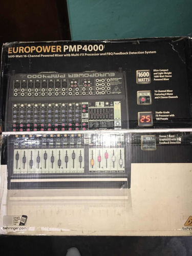 Berhinger Consola Amplificada  Europower Pmp4000