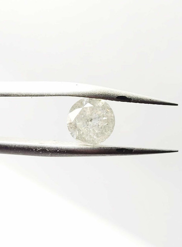 Diamante Natural Lapidado 1,05 Cts Branco 6,26 Mm Cor H /i1 Branco