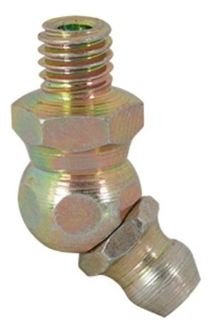 50 Graseras Codo De 45° Rosca De M6 X 1 P