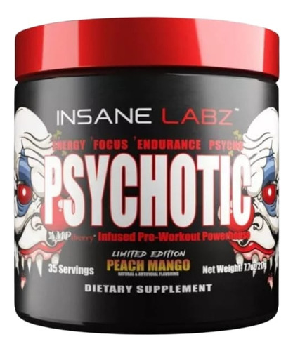 Psychotic (35serv) - Insane Labz - El Mejor Pre Entreno!!!