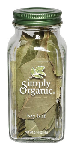 Simply Organic Hoja De Laurel Bay Leaf 4g Se