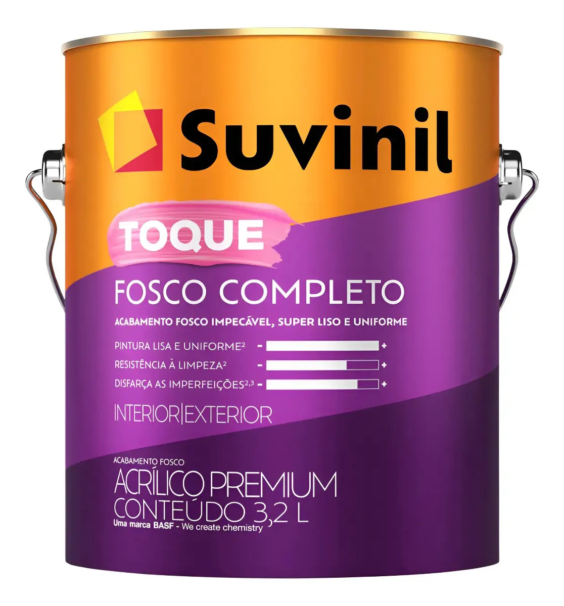 Tinta Parede Toque Fosco Completo Suvinil Cor 3,2l Cor Areia