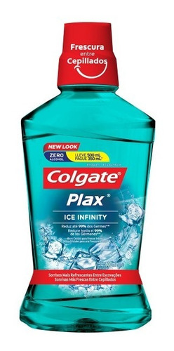 Enjuague Bucal Colgate Plax Ice Infinity X 500 Ml