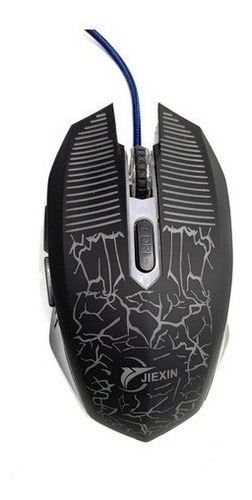 Mouse De Juego Gamer Con Luz Cable Mallado