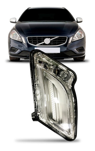 Lanterna Diurna Milha Led Volvo V60 11 A 13 Daylight