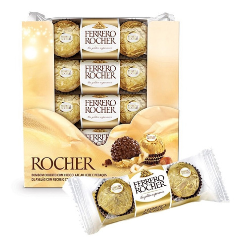 Bombón Ferrero Rocher Modelo T-3 37gx16