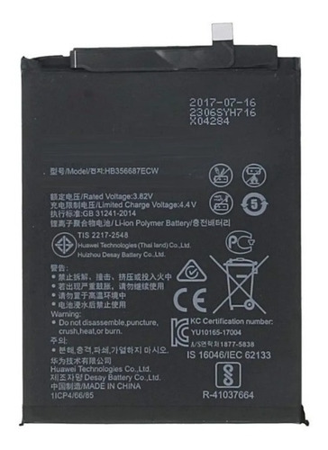 Bateria Compatible Huawei P30 Lite / Nova 2 Plus / Honor 9i 