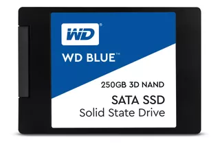 Disco sólido interno Western Digital WDS250G2B0A 250GB azul