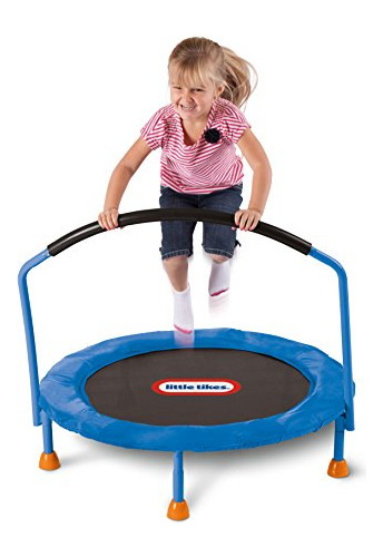 Trampolin Cama Elastica Para Niños Con Barra De Seguridad