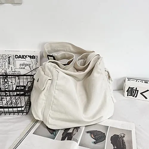 Bolso De Cartero De Lona Moderno