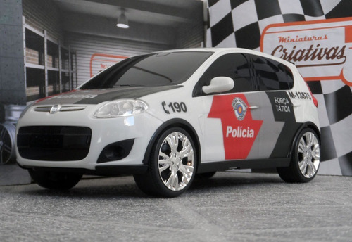 Miniatura Viatura Fiat Palio Polícia Militar Pm Sp