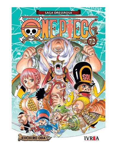 Manga One Piece - Tomo 72 -  Ivrea Argentina + Reg.