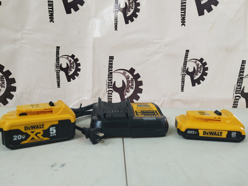Combo De Baterías Y Cargador Dewalt 20 Voltios (Usado)