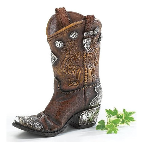 Burton And Burton Boots And Spurs Western Cowboy Boot Jarrón