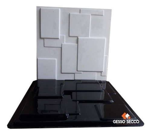 Forma De Gesso 3d Abs 2mm Bloco 50x50 Cm