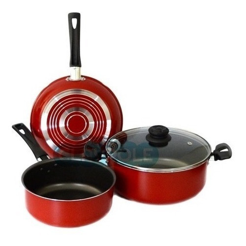 Set De Ollas Bateria Cocina Jovifel 4 Piezas Antiadherente