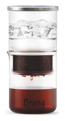 Set Vaso Café Frio Cold Brew 300ml Cristal Cocina Brang