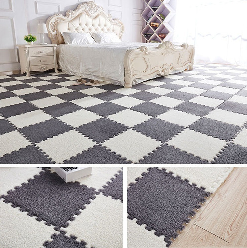 Imagen 3 de 7 de Alfombra Para Living Dormitorio Cuarto De Juegos 30x30 Mpro
