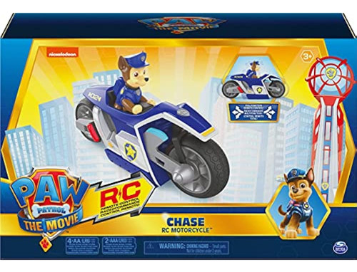 Paw Patrol, Chase Rc Movie Motorcycle, Coche De Control Remo