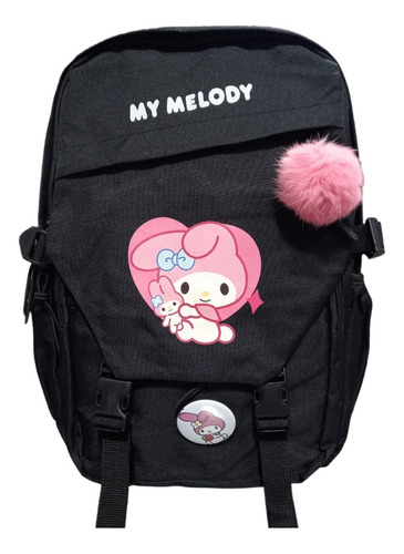 Mochila Sanrio, Kuromi, My Melody, Cinnamroll Y Hello Kitty