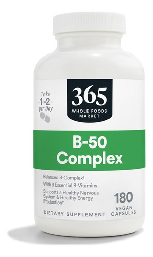 Suplemento 365 De Whole Foods Market, Complejo De Vitamina B