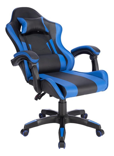 Silla Gamer Infinity Escritorio Pc Sillon Azul