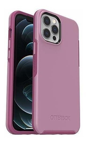 Funda Compatible Con iPhone 12 Pro Max Bumper Rosa Orquídea