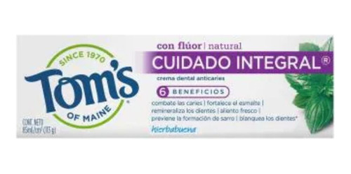 Tom´s Pasta Dental Natural, Ciudado Integral, Fortalece