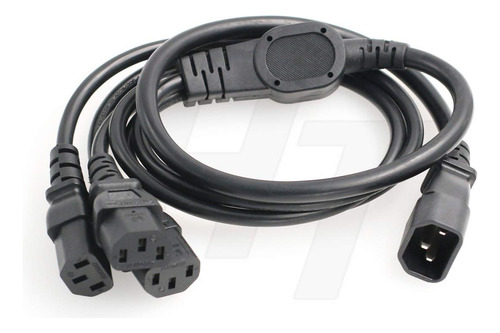 Htcable Ups Pdu Computer Pc Power Splitter Cord C14 To 2 X C