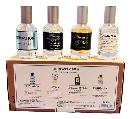 Set Emper Discovery Ii Unisex 4 Pzs 30ml