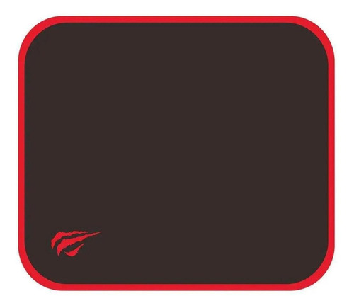 Mouse Pad gamer Havit HV-MP839 Gamenote de tecido e borracha m 200mm x 250mm x 2mm preto/vermelho