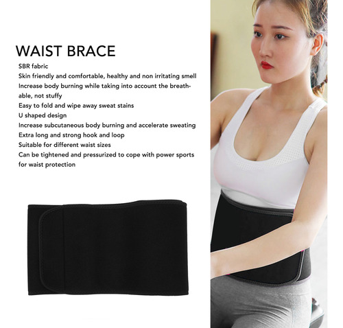 Soporte Lumbar Ajustable Con Control De Barriga Transpirable