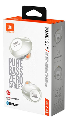 Auriculares Intraurales True Wireless Jbl Tune 120tws, Color