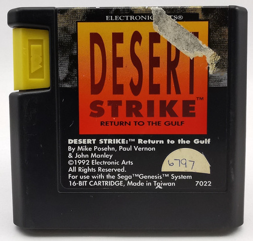 Desert Strike Return To The Gulf Sega Genesis * R G Gallery
