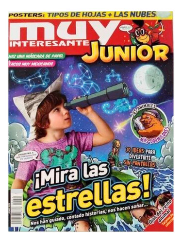 Revista Muy Interesante Junior Juegos Lectura Pará Niños 