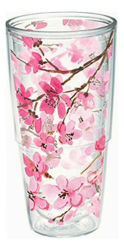 Tervis Sakura Vaso Aislado De Doble Pared Japonés Con Flor Color Clásico - Sin Tapa