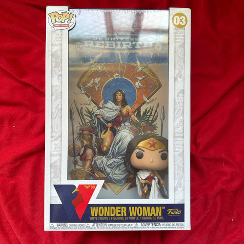 Funko Pop Comic Covers Wonder Woman - Rebirth On Throne 03