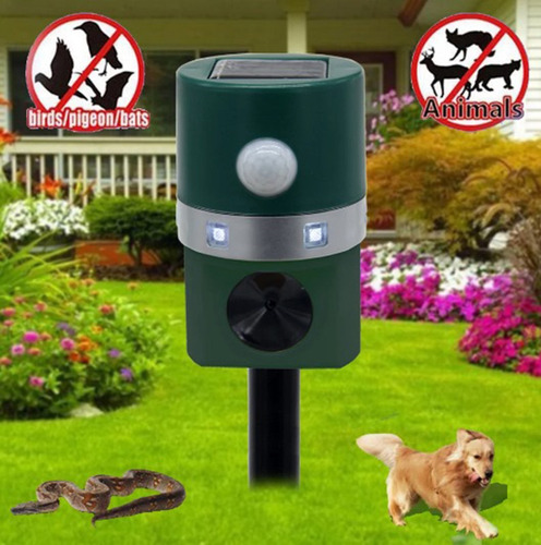 Repelente Insectos Sensor Ultrasonico Animales Jardin Lau