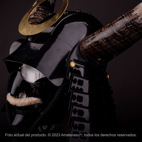 Imagen 7 de 10 de Casco Mascara Samurai Kabuto Yoroi Bogu Menpo Escala Real