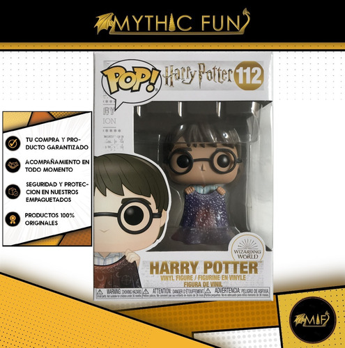 Funko Pop Harry Potter 112 (capa De Invisibilidad)