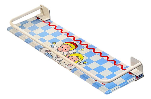 Estante De Ducha Organizador De Almacenamiento De Baño Azul