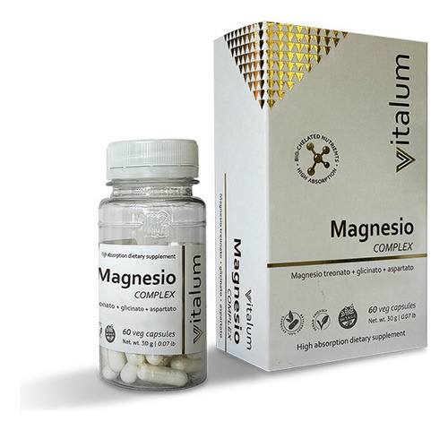 Magnesio Complex Vitalum X60cap Treonato+glicinato+aspartato