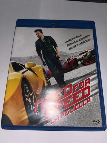 Bluray Película Need For Speed Original Nuevo