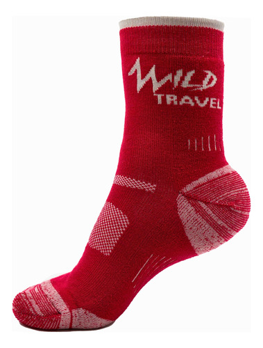 Calcetas Trekking Wild Travel Lana Merino Térmicas Deportiva