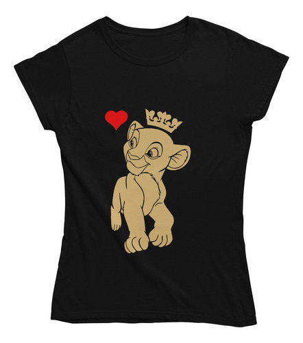 2 Playeras Pareja Duo Novios El Rey Leon Simba Nala Reyna