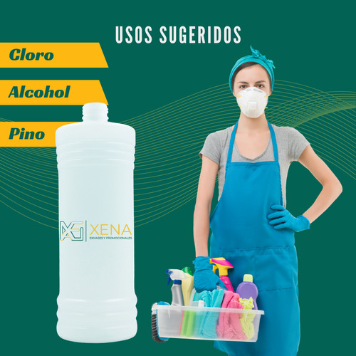 Envase Botella Polietileno 500 Ml Industrial 400 Pzs Mayoreo