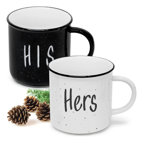 His Hers Tazas De Café Para Parejas ' Taza De Navidad De Com